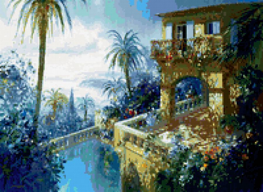 у моря - дом, море - предпросмотр