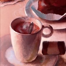 Схема вышивки «Запах шоколада»