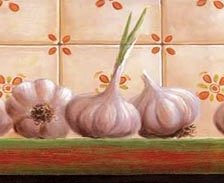 Схема вышивки «Полка с чесноком»