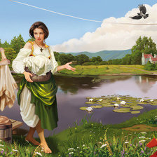 Схема вышивки «стирка»