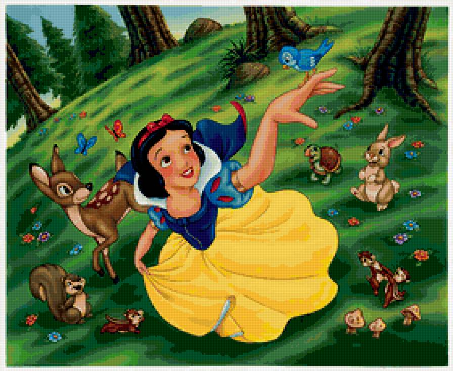 белоснежка - мультфильмы - предпросмотр