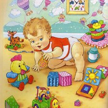 Схема вышивки «дитя»