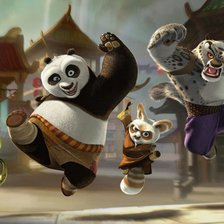 Схема вышивки «кунфу панда»