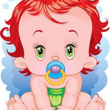 Схема вышивки «пупс»