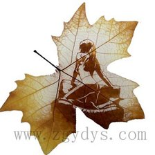 Схема вышивки «лист2»