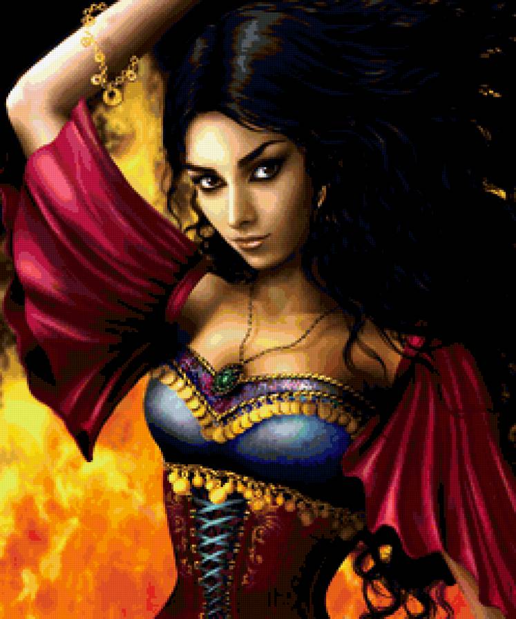 цыганка - девушка - предпросмотр