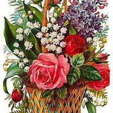 Схема вышивки «цветы»