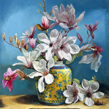 Схема вышивки «цветы»