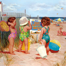 Схема вышивки «дети»