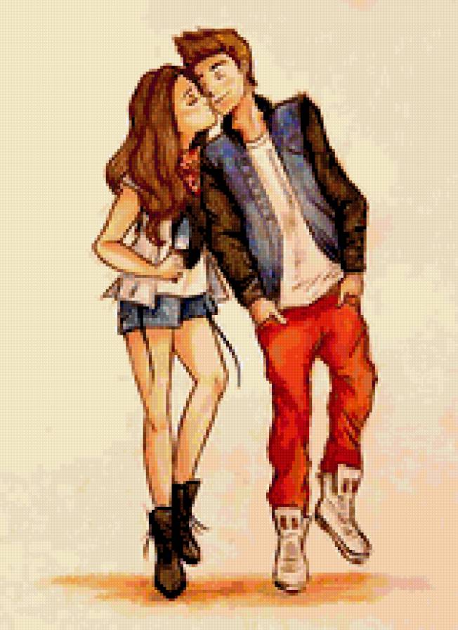 пара - пара, влюбленные - предпросмотр