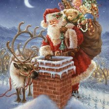 Схема вышивки «Рождественская ночь»