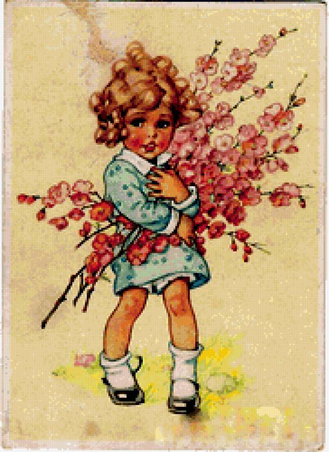 старые немецкие открытки - открытки, дети - предпросмотр