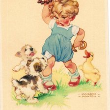 Схема вышивки «старые немецкие открытки»