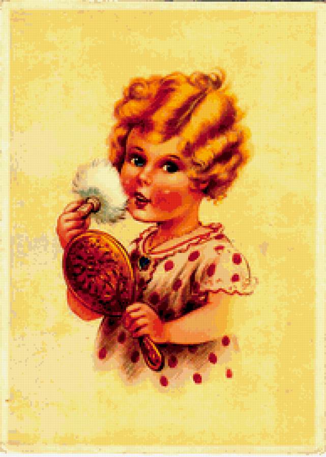 старые немецкие открытки - открытки, дети - предпросмотр