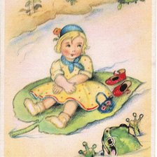 Схема вышивки «старые немецкие открытки»