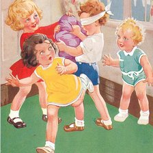 Схема вышивки «старые немецкие открытки»