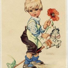 Схема вышивки «старые немецкие открытки»