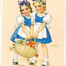 Схема вышивки «старые открытки»