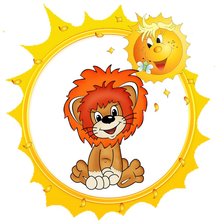 Схема вышивки «лев»