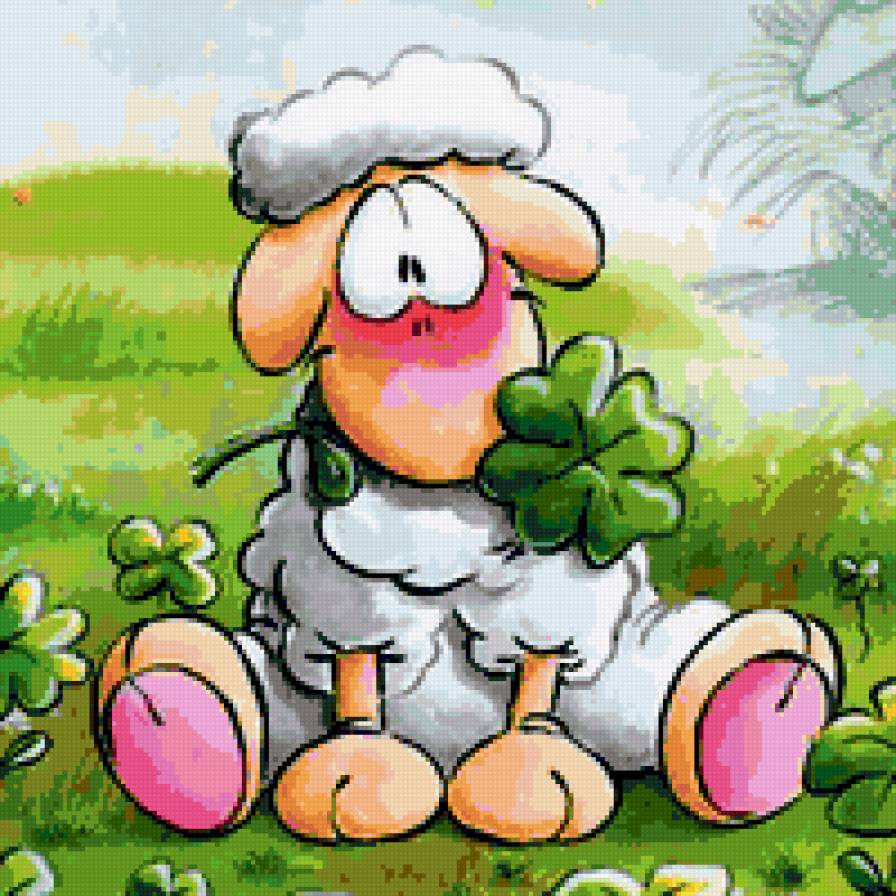 Овечка - юмор, животные - предпросмотр