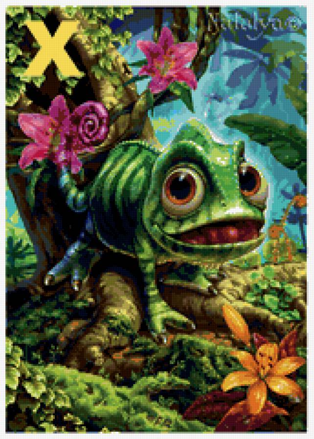 №250819 - животные, алфавит - предпросмотр