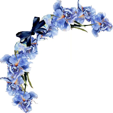 уголок - полотенце, скатерть, ирисы, уголок - оригинал