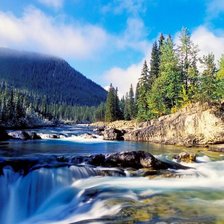 Схема вышивки «Водопад»