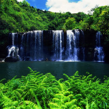 Схема вышивки «Водопад»