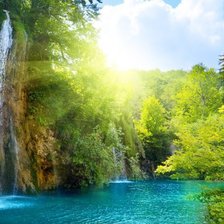 Схема вышивки «Водопад»