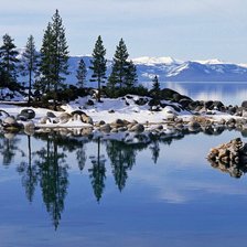 Схема вышивки «У ОЗЕРА»