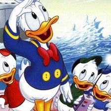 Схема вышивки «Дональд Дак»