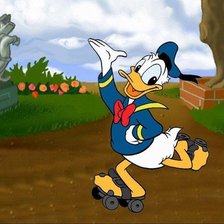 Схема вышивки «Дональд Дак»
