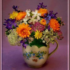 Схема вышивки «букет»