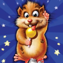 Схема вышивки «хомячек»