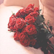 Схема вышивки «Букет роз»