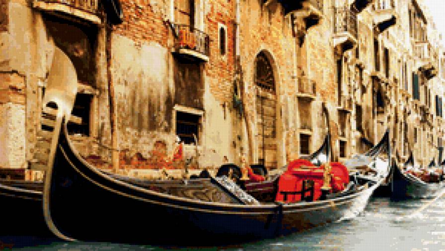 Венеция - лодка, венеция - предпросмотр