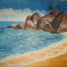 Схема вышивки «Лагуна»