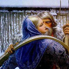 Схема вышивки «нежданная встреча»