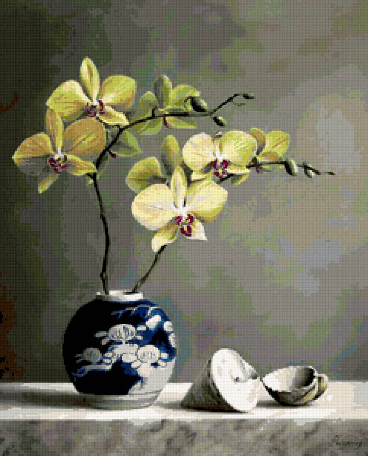 №251847 - букет, картина, цветы - предпросмотр