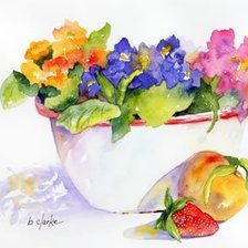 Схема вышивки «акварель»