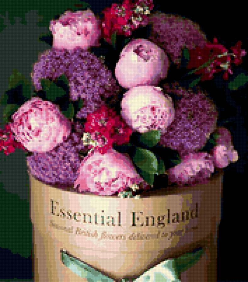 Ваза с цветами - предпросмотр