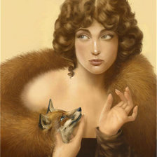 Схема вышивки «Кокетка»