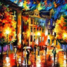 Схема вышивки «осенний дождь»