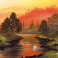 Схема вышивки «MorningGold»