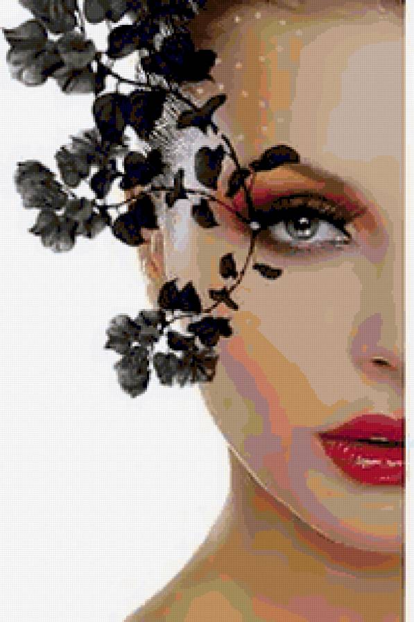 №252306 - девушка, взгляд - предпросмотр