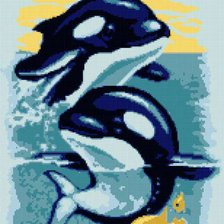 Схема вышивки «касатки»