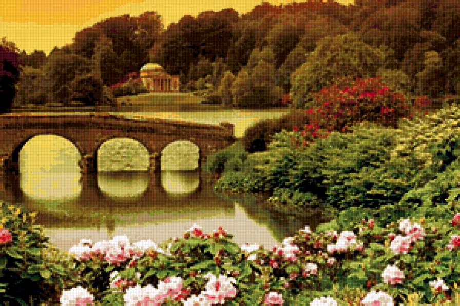 Парк в Сторхеде. Уилтшир - природа, деревья, парк - предпросмотр