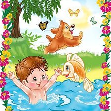 Схема вышивки «лето»