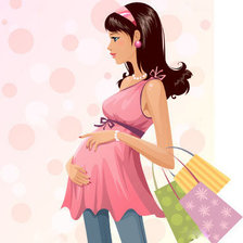 Схема вышивки «в ожидание ребенка»