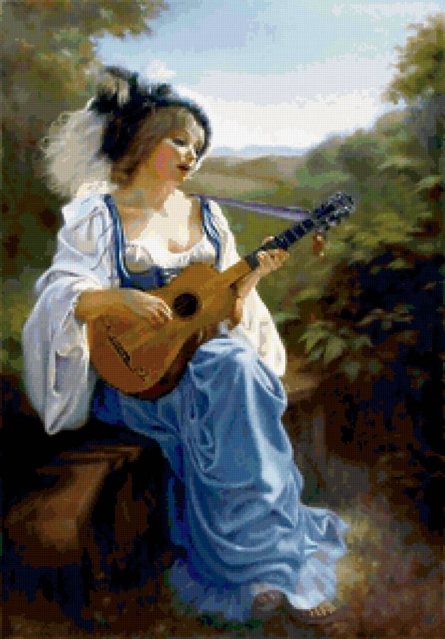 ОДИНОЧЕСТВО - женщины мира, гитара, красота женщины, женский образ - предпросмотр